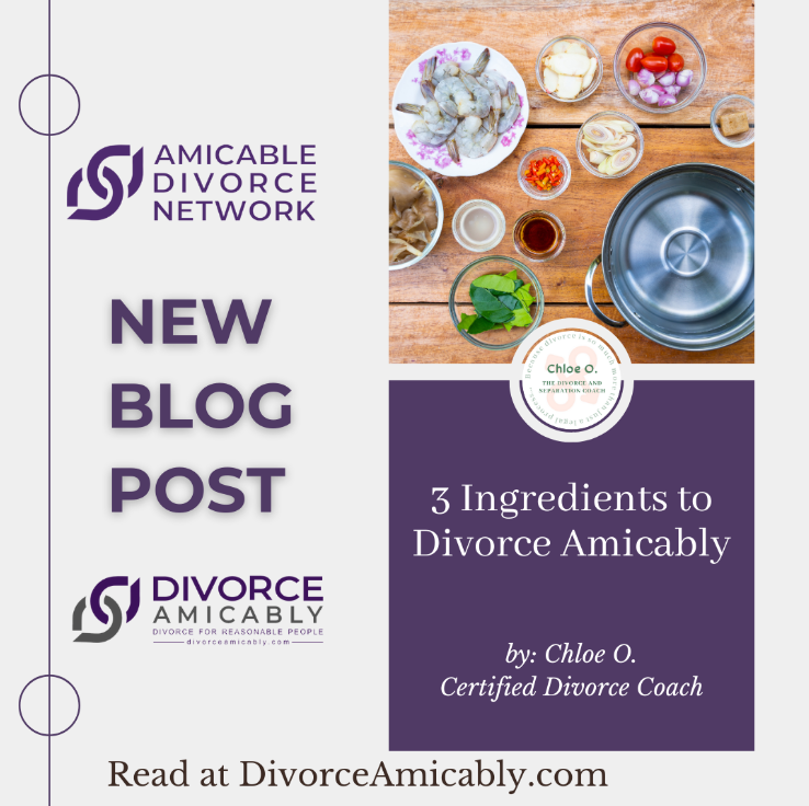 The 3 ingredients to succeed at getting divorced amicably