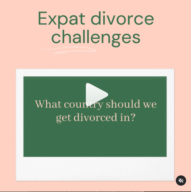 Expat divorce challenges