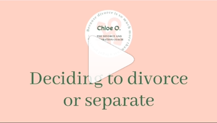 Deciding to divorce or separate